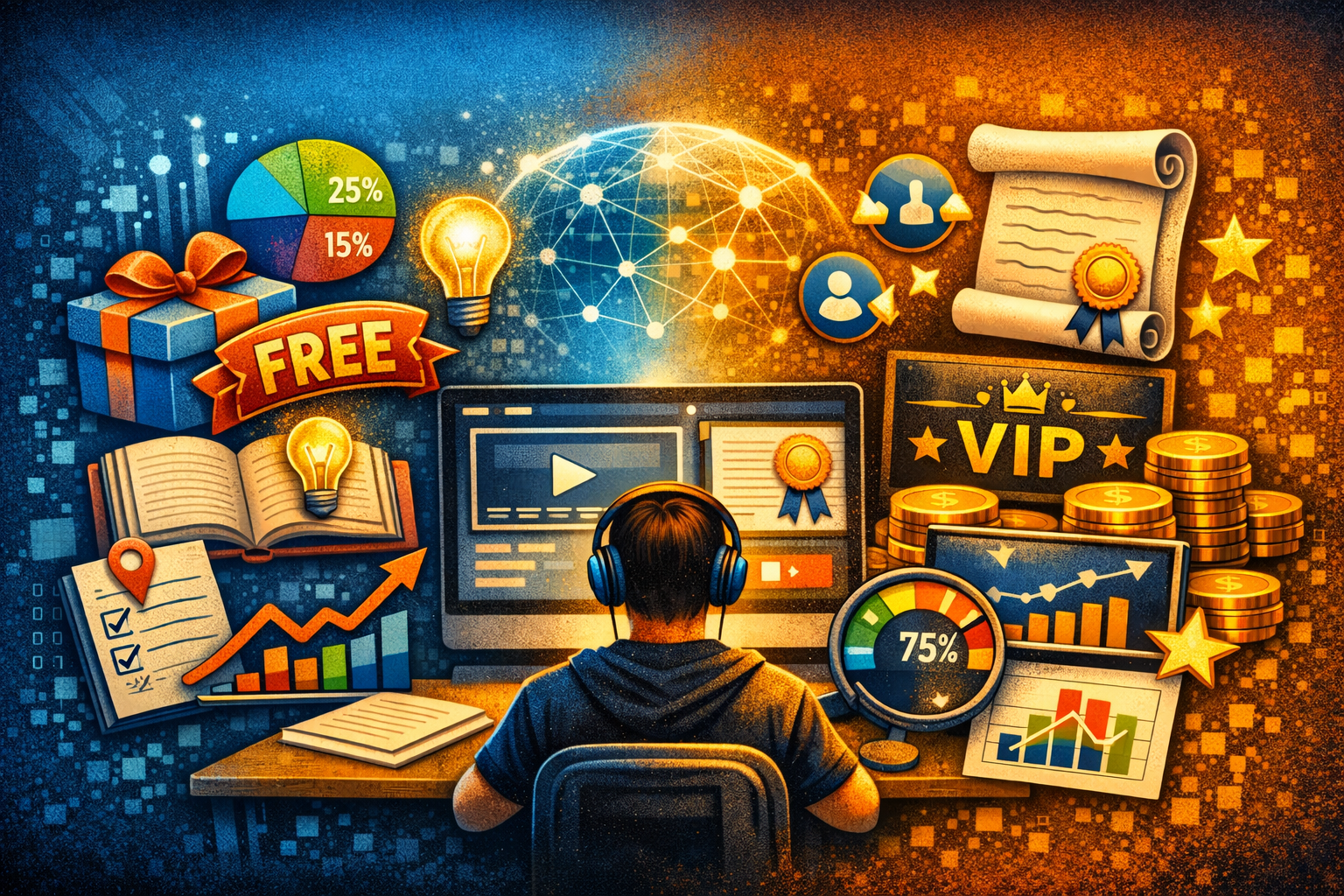 El futuro del E-learning: Muestras gratuitas y contenido Premium